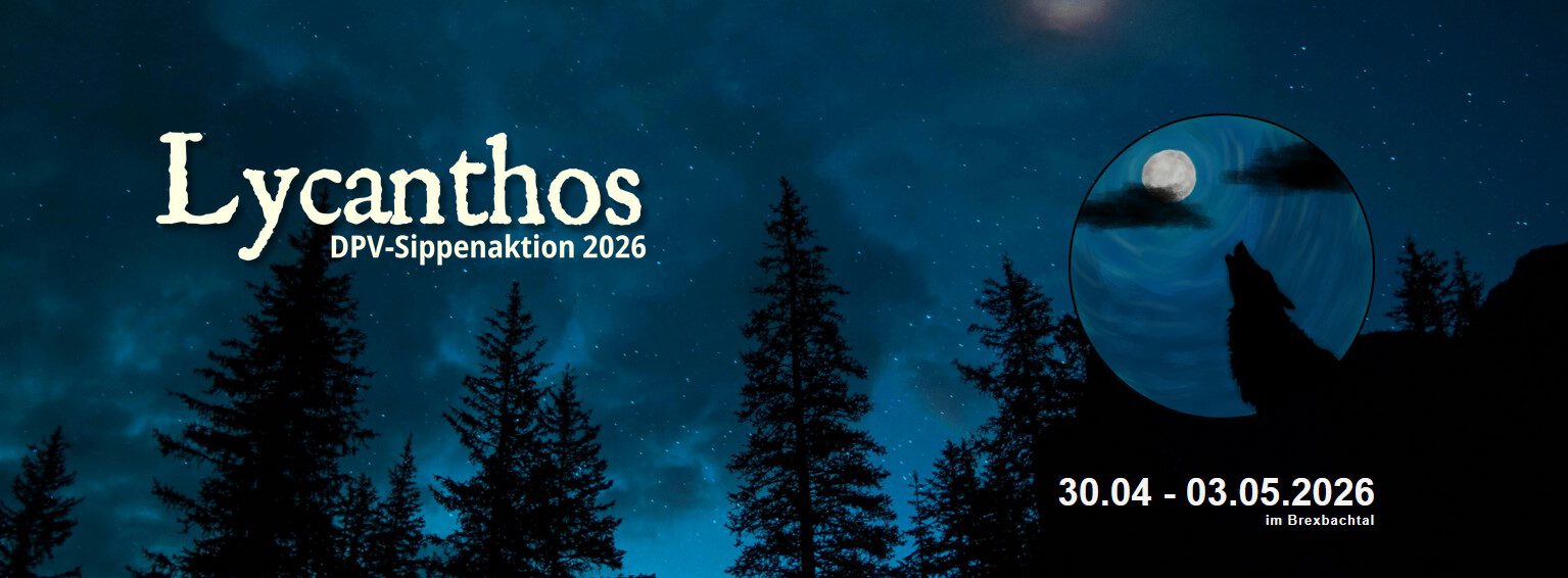 Lycanthos DPV Sippenaktion 30.4. – 3.5.